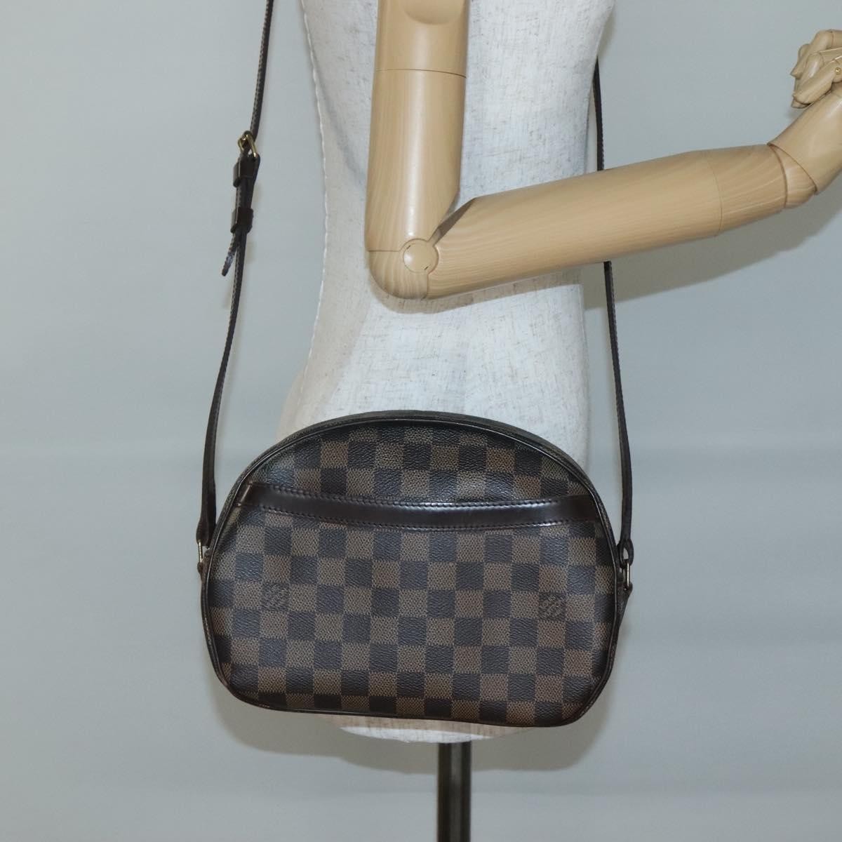 Louis Vuitton Blois Handbag Monogram Canvas, BROWN, CANVAS, Shoulder bag