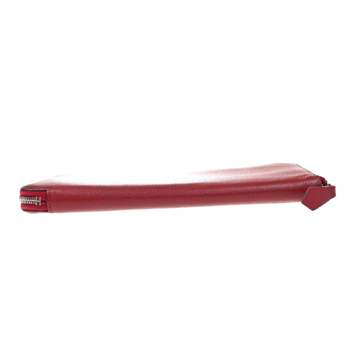 Hermes Azap Zip Around Wallet Epsom, RED, LEATHER, Wallets