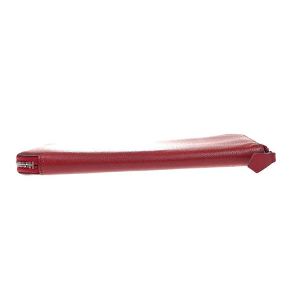 Hermes Azap Zip Around Wallet Epsom, RED, LEATHER, Wallets
