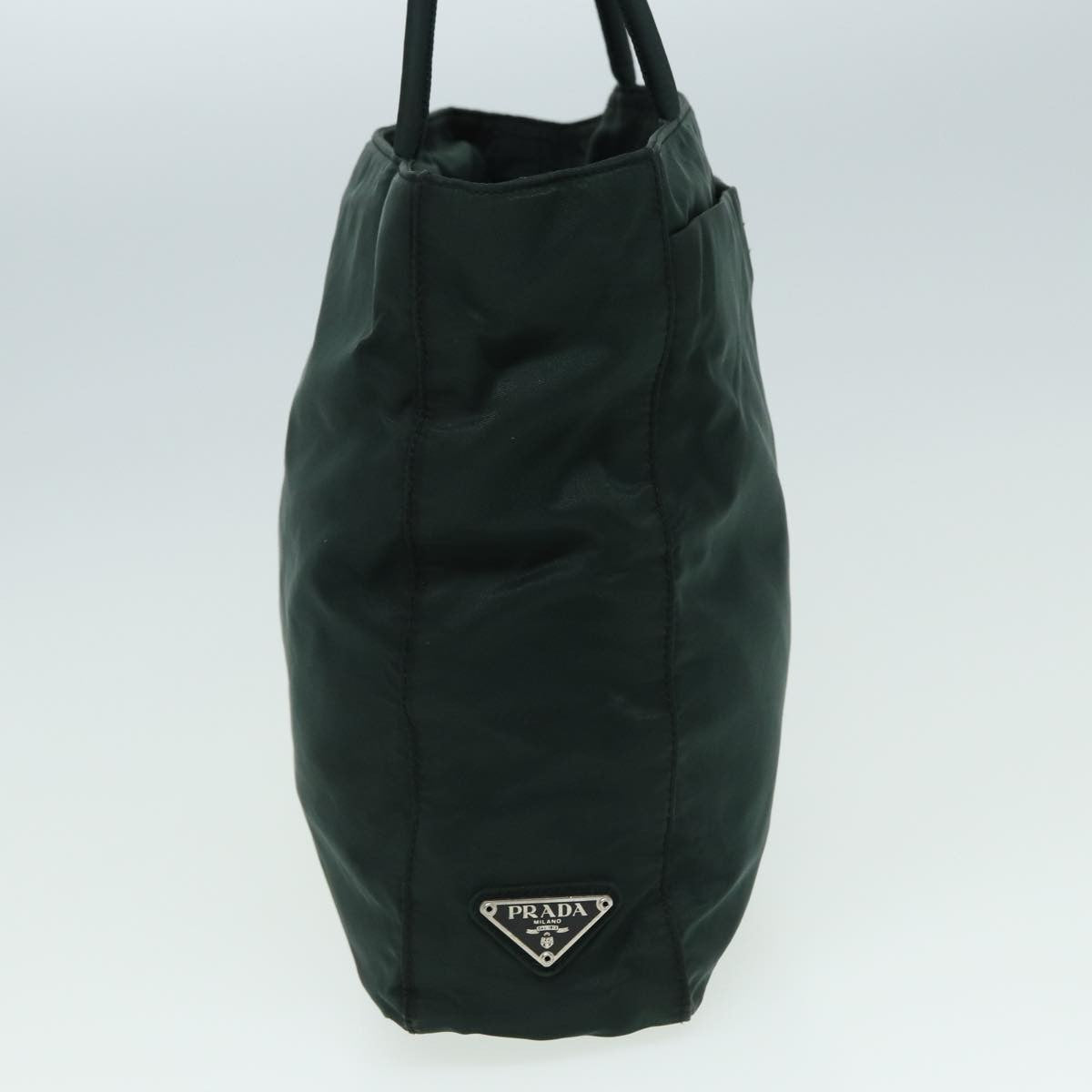 Prada Vintage Zip Tote Tessuto, KHAKI, NYLON, Tote bag