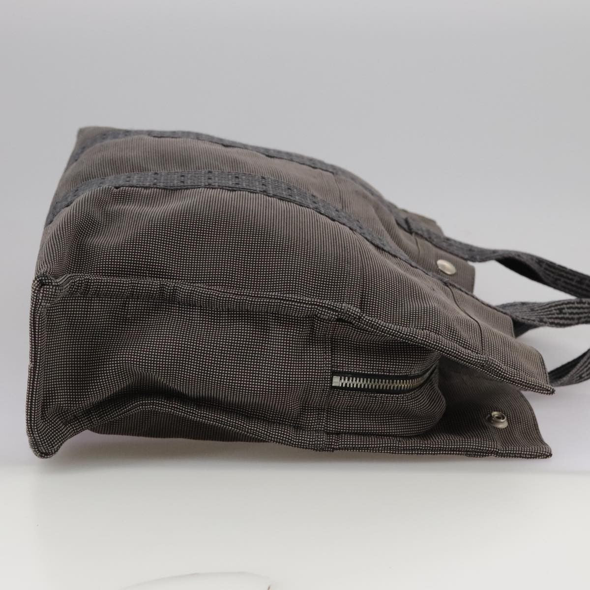 Hermes Fourre-tout Herline Fourre-tout Herline, GRAY, CANVAS, Tote bag