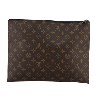Louis Vuitton Solar Ray A4 Pouch Monogram Canvas, Brown, Canvas, Clutch
