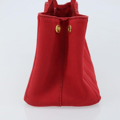 Prada Canapa Tote Canvas, Red, Canvas, Tote Bag