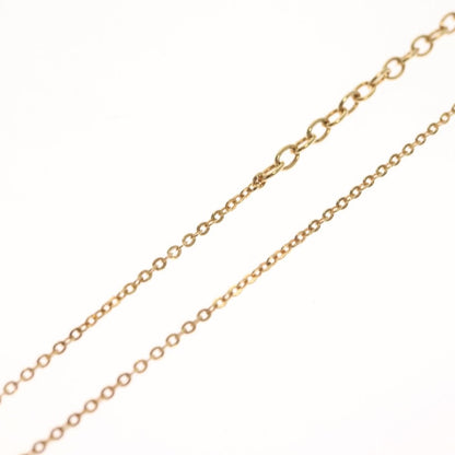 Christian Dior Vintage CD Pendant Necklace Metal with Crystals, GOLD, METAL, Necklace
