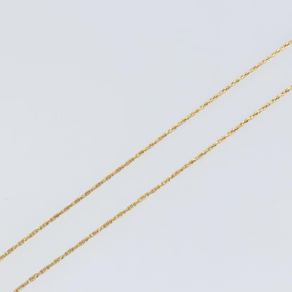 Christian Dior CD Pendant Necklace Metal and Crystals, GOLD, METAL, Necklace