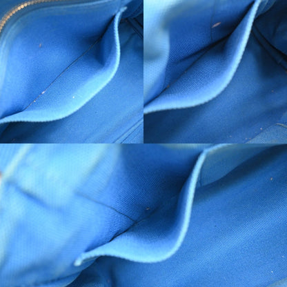 Prada Canapa Convertible Tote Canvas, BLUE, CANVAS, Tote bag