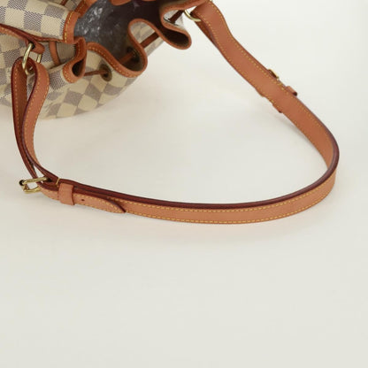 Louis Vuitton Noe Handbag Damier, Beige, Canvas, Shoulder Bag