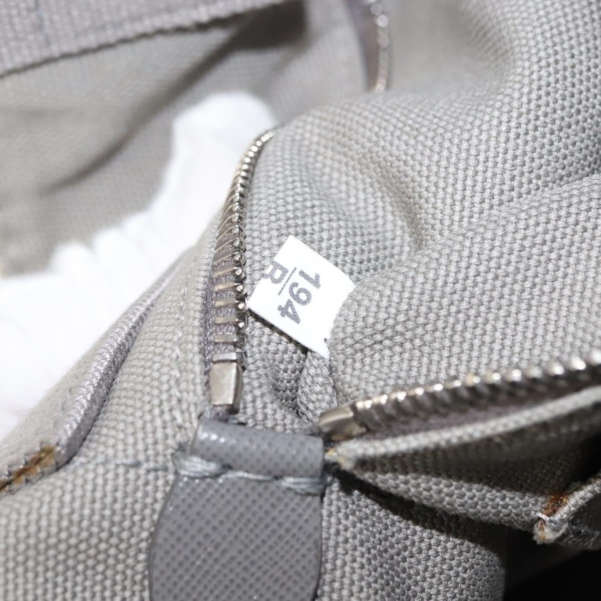Prada Canapa Tote Canvas, GRAY, CANVAS, Tote bag