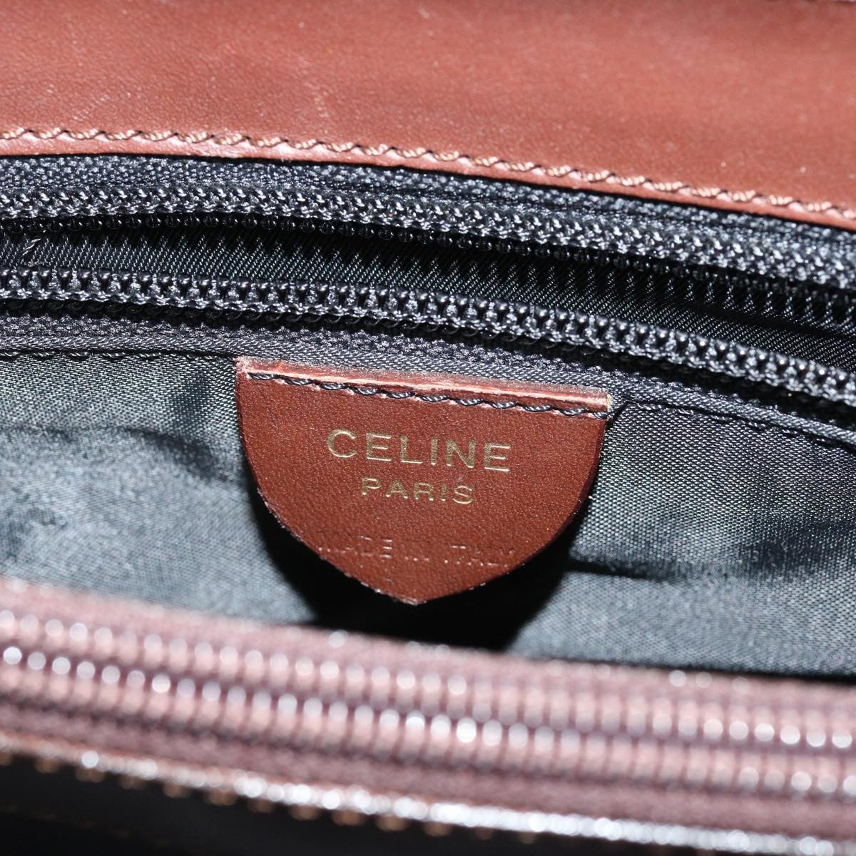 Celine Vintage Macadam Handbag Macadam, KHAKI, NYLON, Handbag