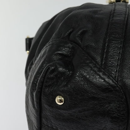 Gucci Nail Boston Bag Leather, BLACK, LEATHER, Travel bag