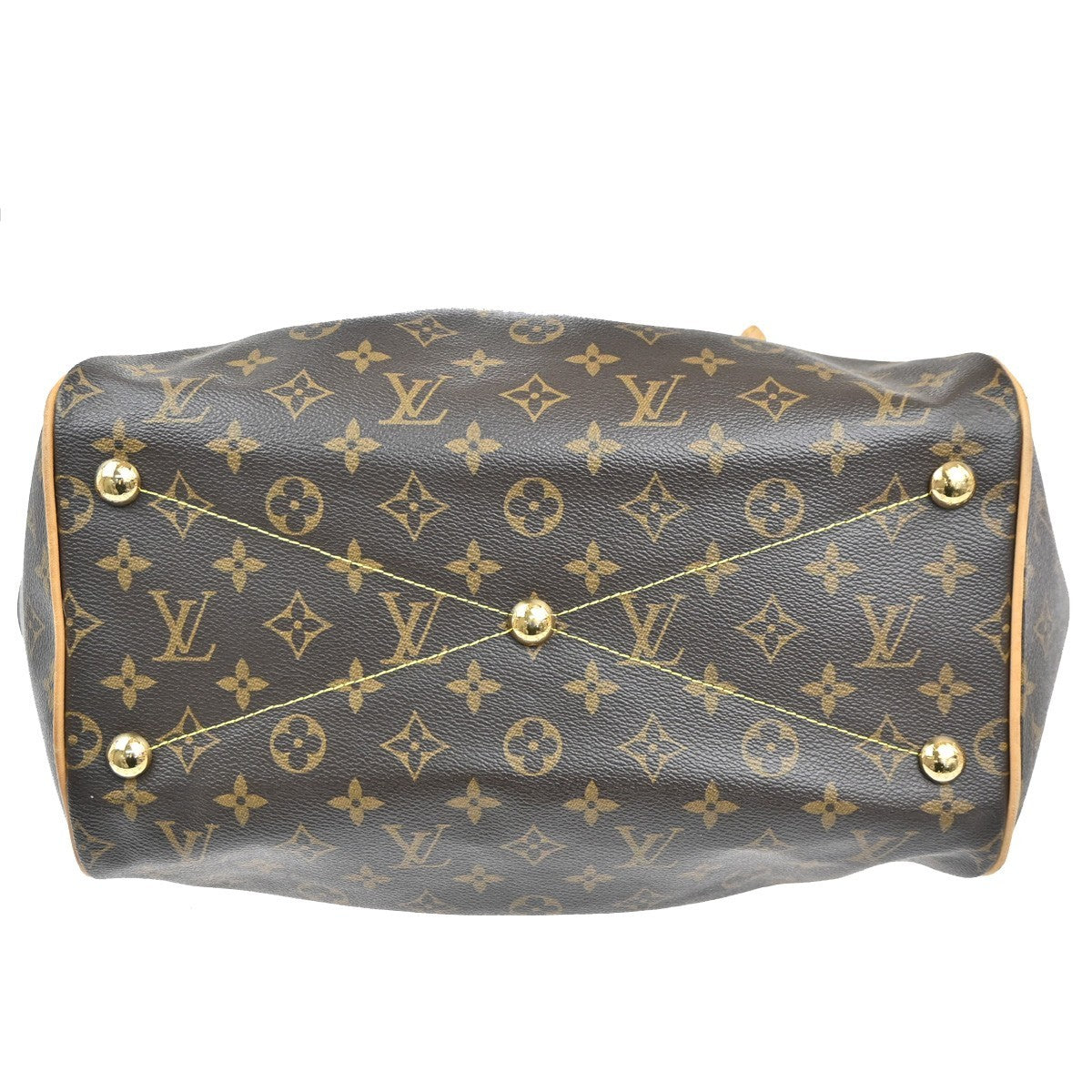 Louis Vuitton Tivoli Handbag Monogram Canvas, BROWN, CANVAS, Shoulder bag