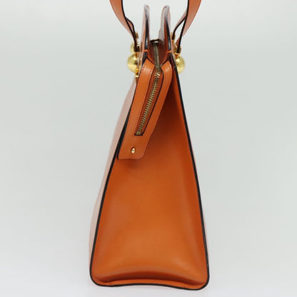 Celine Tote bag Leather, ORANGE, LEATHER, Tote bag
