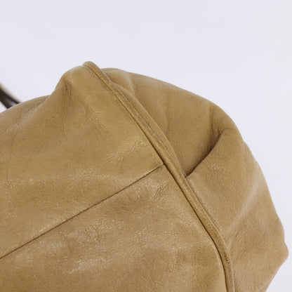 Chloe Ethel Handbag Leather, BEIGE, LEATHER, Handbag