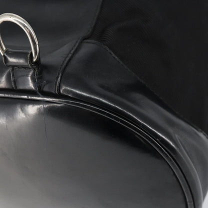 Gucci Vintage Bamboo Sling Backpack Nylon, BLACK, NYLON, Shoulder bag