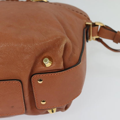 Chloe Angie Tote Leather, PINK, LEATHER, Tote bag