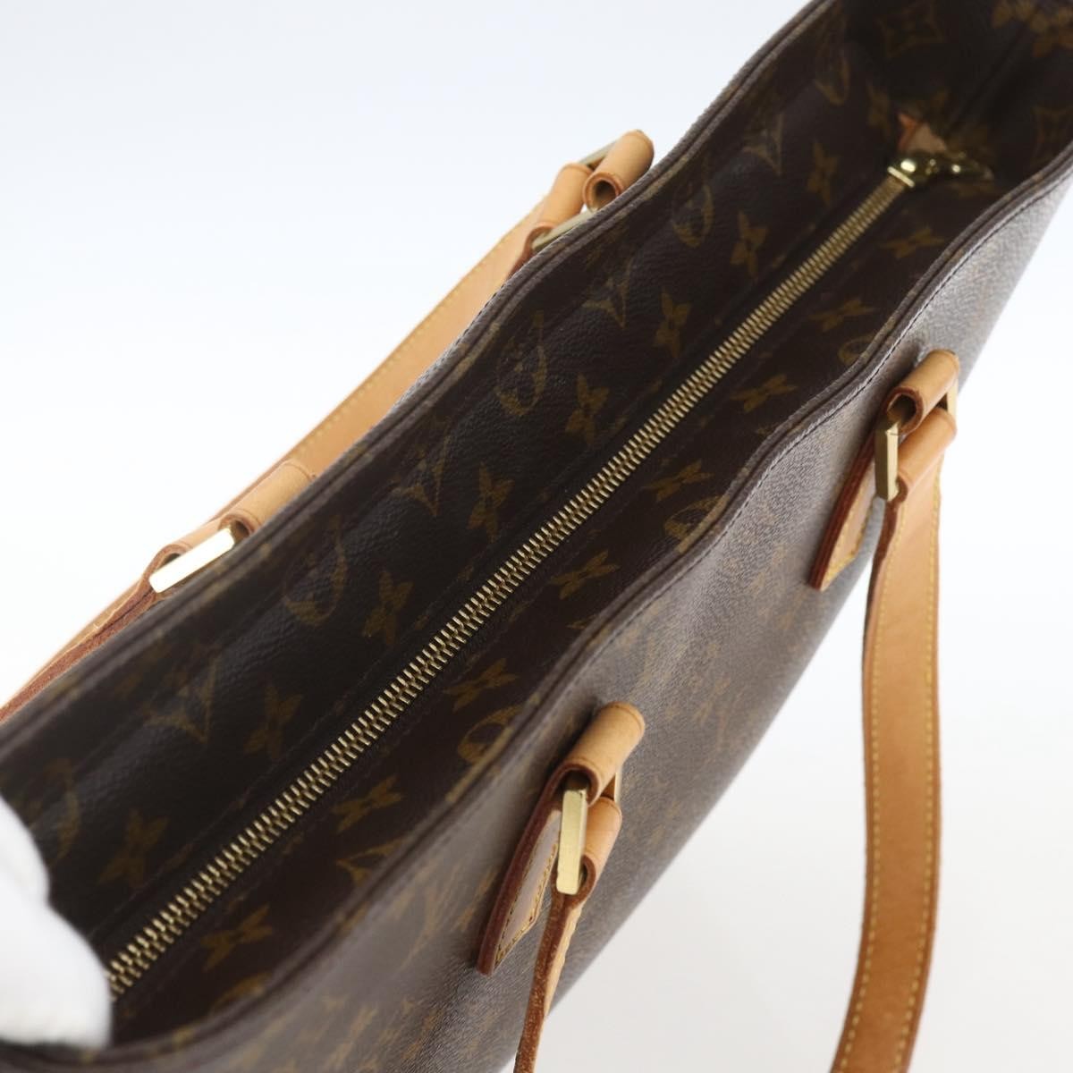 Louis Vuitton Luco Handbag Monogram Canvas, BROWN, CANVAS, Tote bag