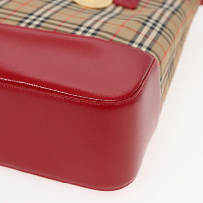 Burberry Nova Check Tote canvas check pattern, BEIGE, CANVAS, Tote bag