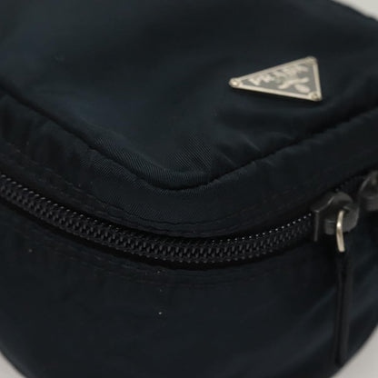 Prada Zip Around Toiletry Bag Tessuto, Navy, Nylon, Clutch