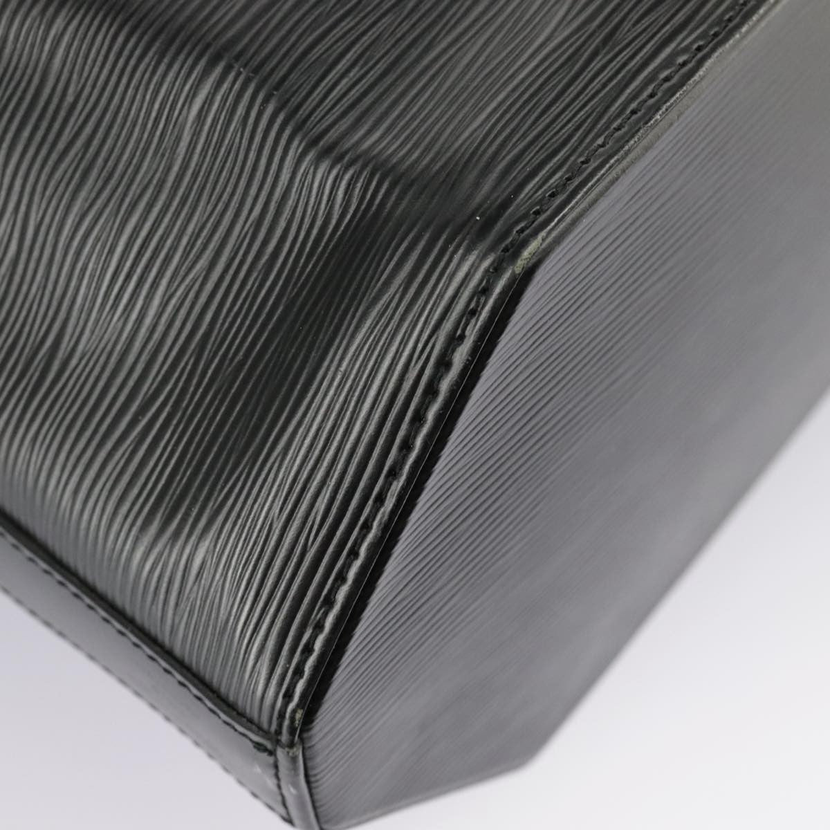 Louis Vuitton Vintage Sac d'Epaule Handbag Epi Leather, BLACK, LEATHER, Handbag