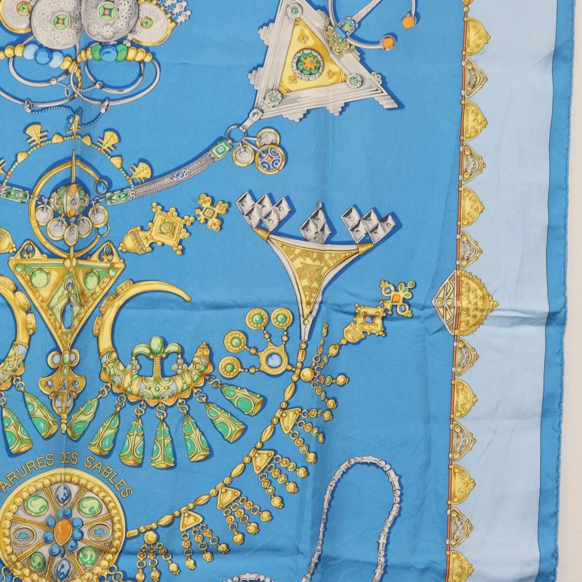 Hermes Carré 90 Silk multicolor, BLUE, SILK, Scarve & shawl