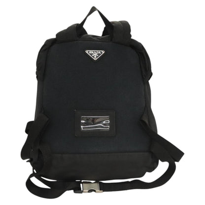Prada Logo Backpack Tessuto, BLACK, NYLON, Backpack