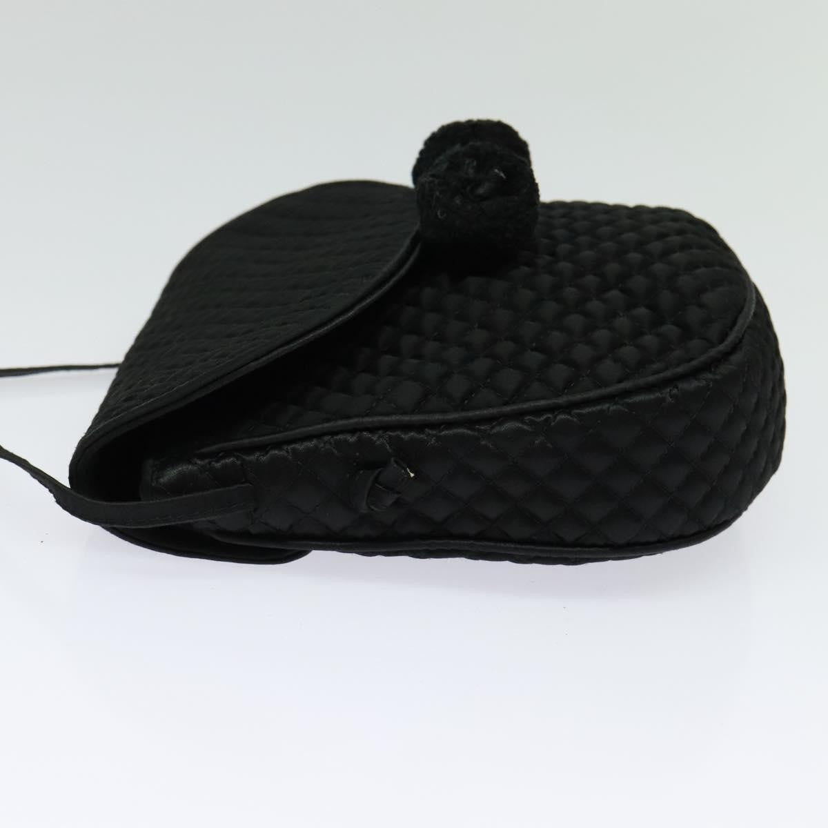 Bottega Veneta Intrecciato Clutch bag Calfskin, BLACK, SATIN, Shoulder bag