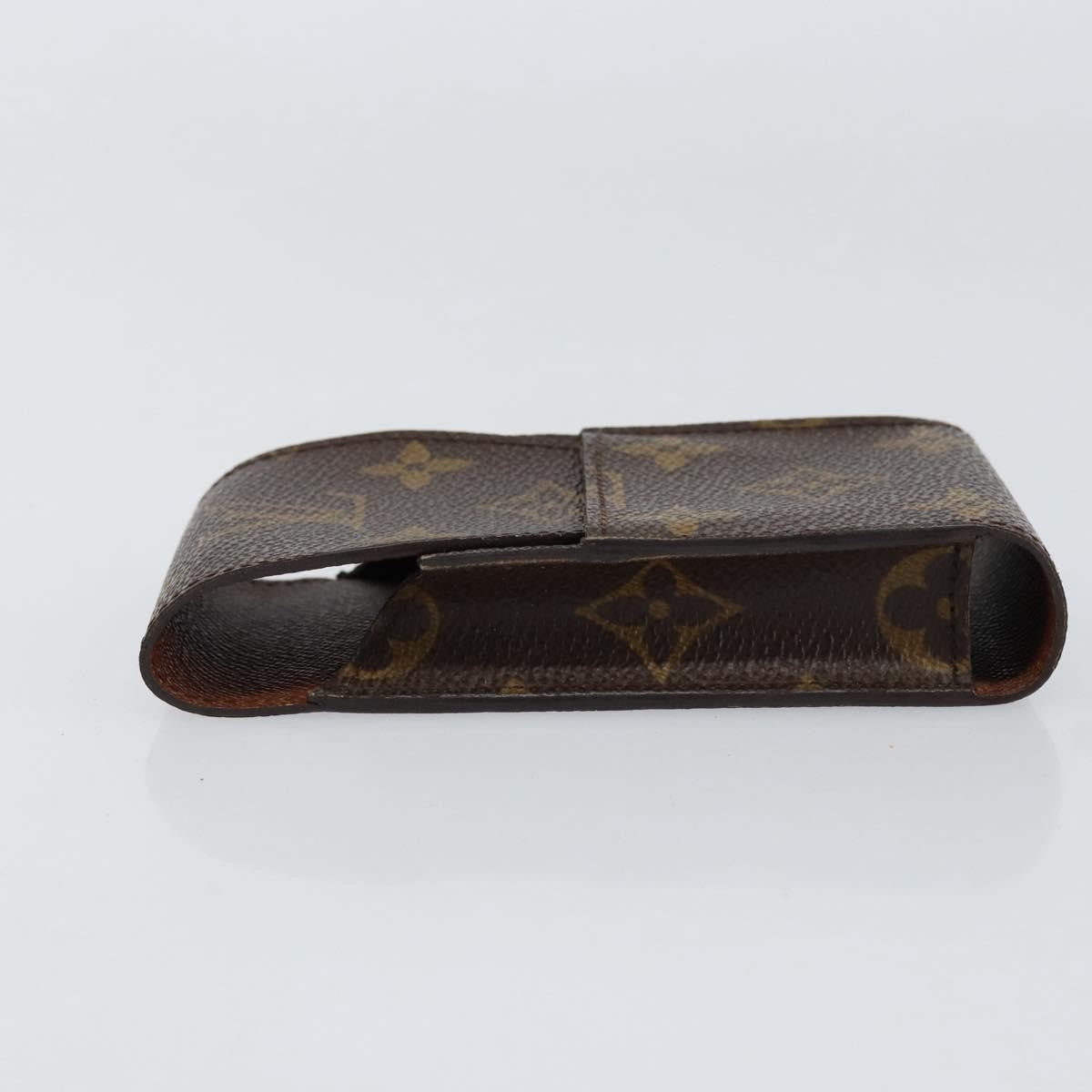 Louis Vuitton Etui Cigarette Case Monogram canvas, BROWN, CANVAS, Toiletry Case