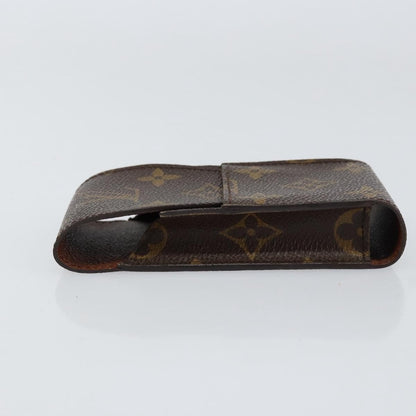 Louis Vuitton Etui Cigarette Case Monogram canvas, BROWN, CANVAS, Toiletry Case