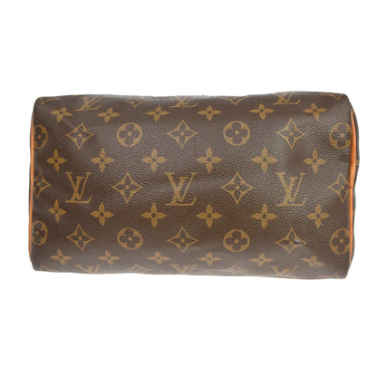 Louis Vuitton Speedy Handbag Monogram Canvas, Brown, Canvas, Handbag