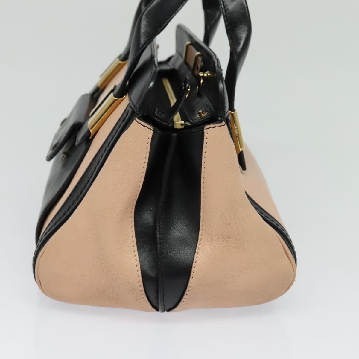 Chloe Alice Satchel Leather, PINK, LEATHER, Handbag