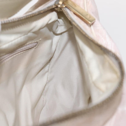 Chanel Travel Line Zip Hobo Nylon, PINK, NYLON, Handbag