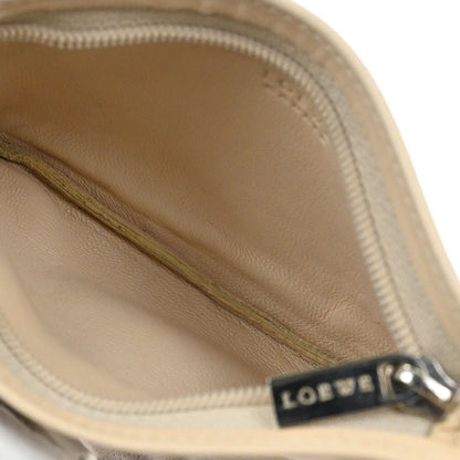 Loewe Anagram Wallet Leather, Beige, Leather, Wallet