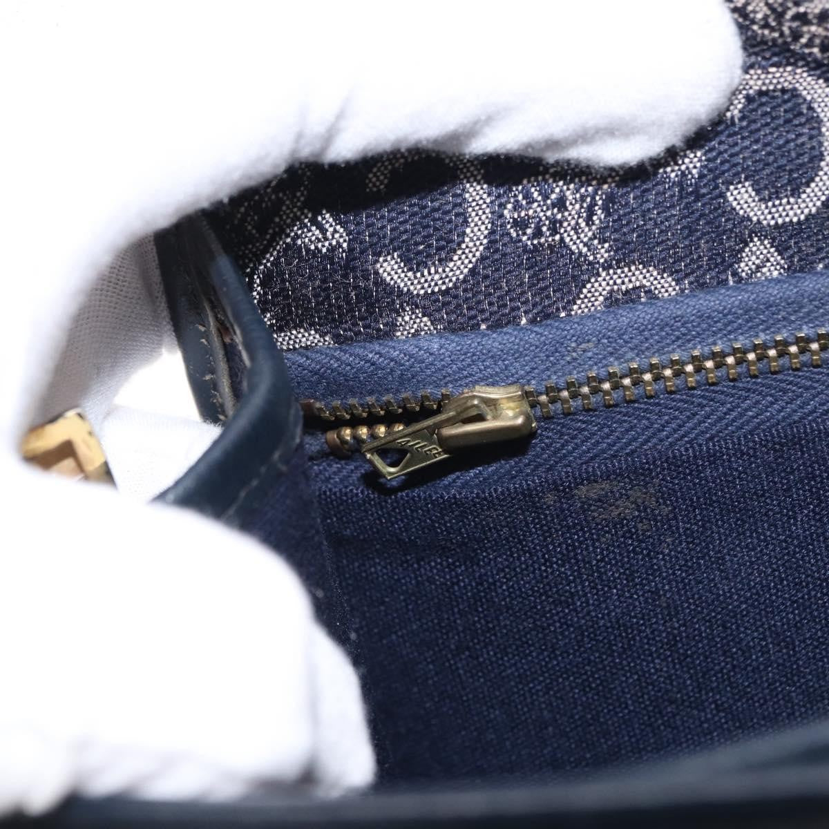 Celine C Sulky Shoulder bag Canvas, NAVY, CANVAS, Shoulder bag