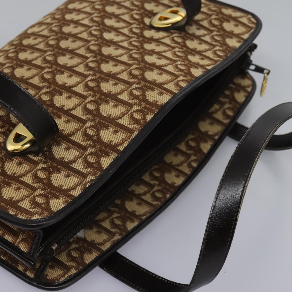 Christian Dior Trotter Canvas, BROWN, CANVAS, Handbag
