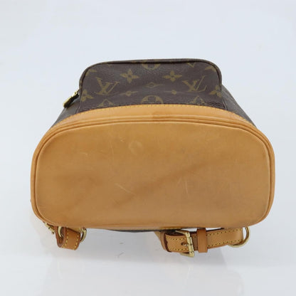 Louis Vuitton Vintage Montsouris Backpack Monogram Canvas, Brown, Canvas, Handbag