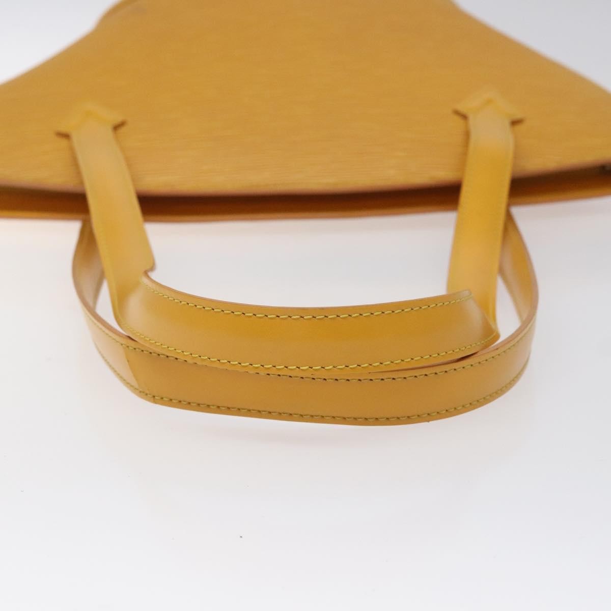 Louis Vuitton Saint Jacques Handbag Epi Leather, YELLOW, LEATHER, Handbag
