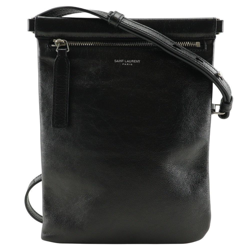 Saint Laurent Sac de Jour Bag Leather, BLACK, LEATHER, Shoulder bag