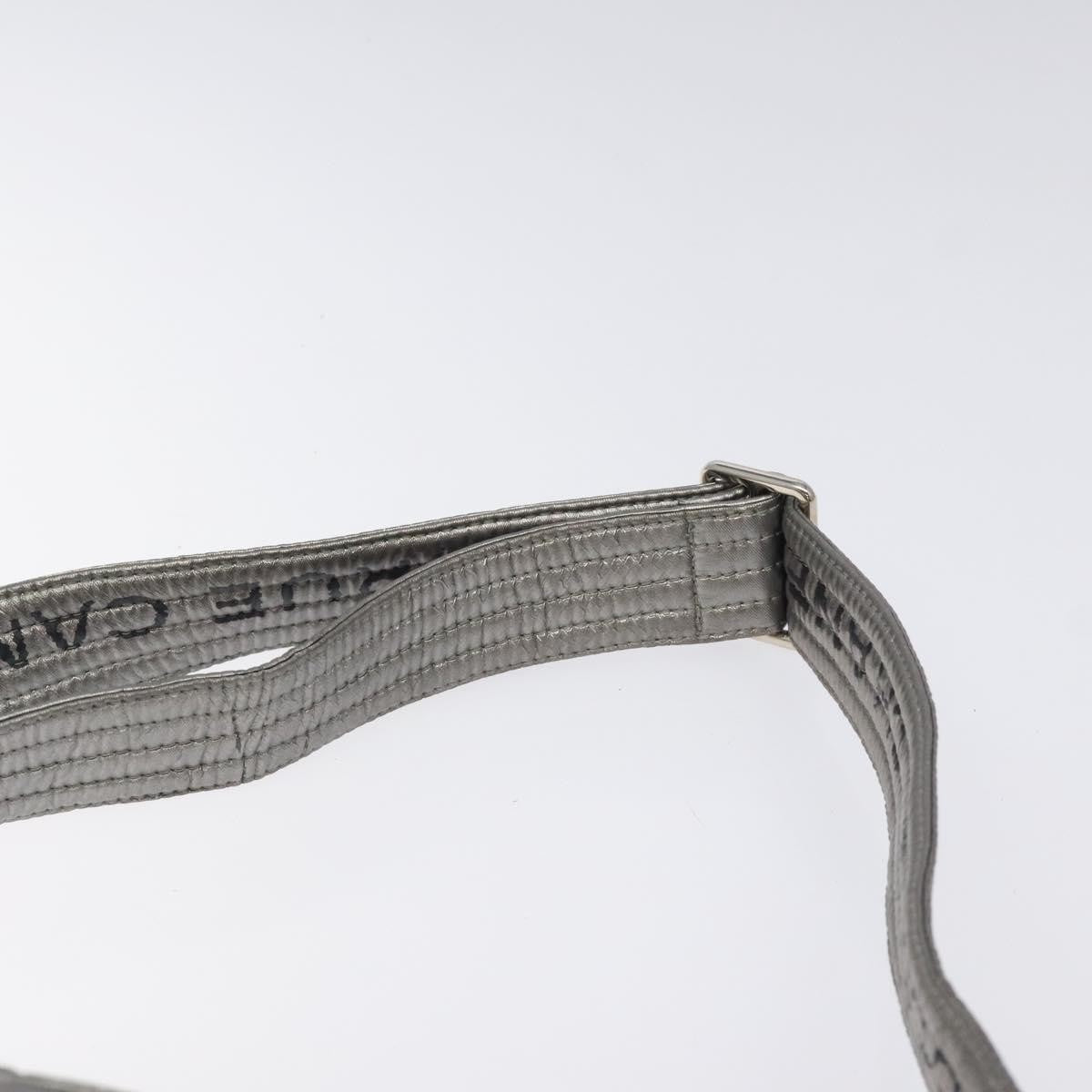 Chanel Unlimited Shoulder Bag Nylon, SILVER, NYLON, Shoulder bag