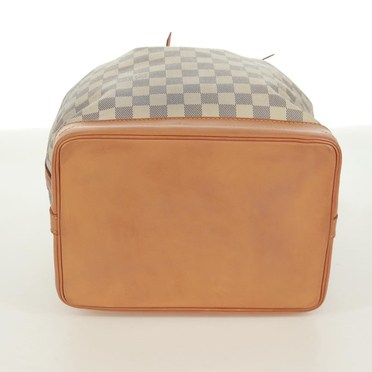 Louis Vuitton Noe Handbag Damier, Beige, Canvas, Shoulder Bag