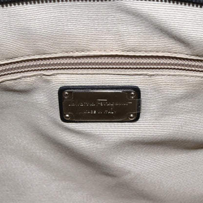 Salvatore Ferragamo Gancini Tote Patent leather, BLACK, PATENT_LEATHER, Tote bag