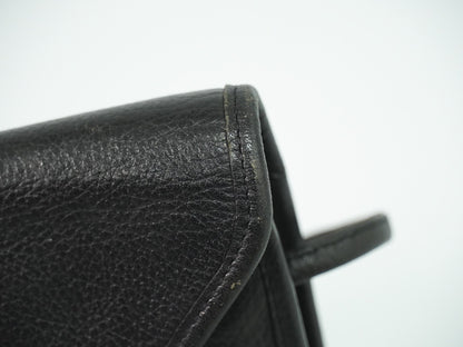 Saint Laurent Vintage Shoulder Bag Leather, BLACK, LEATHER, Shoulder bag