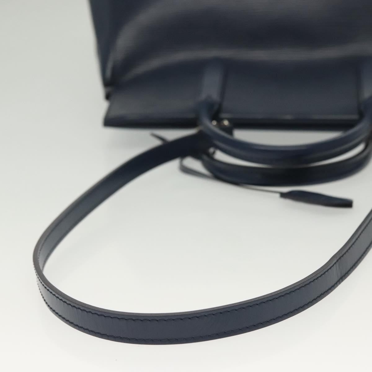Louis Vuitton Marly Handbag Epi Leather, NAVY, LEATHER, Handbag