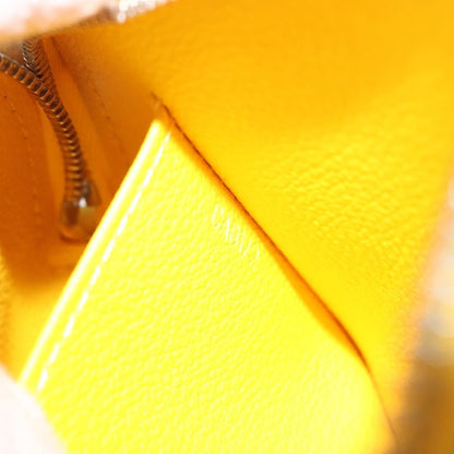 Louis Vuitton Cosmetic Pouch Epi Leather, YELLOW, LEATHER, Toiletry Case