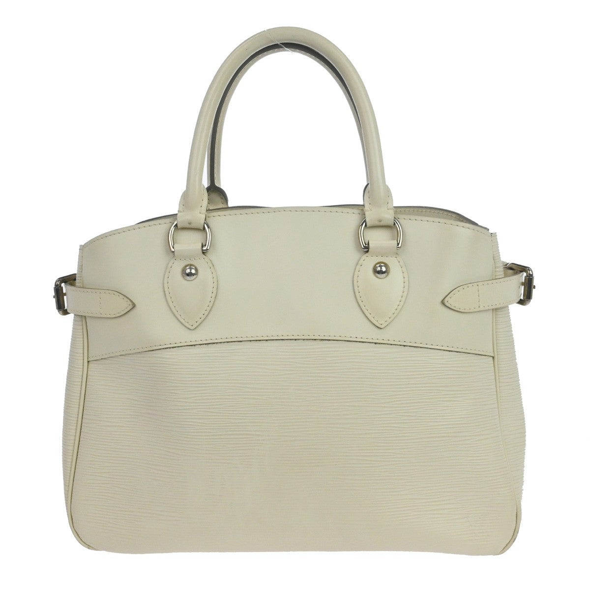 Louis Vuitton Passy Tote Epi Leather, White, Leather, Handbag