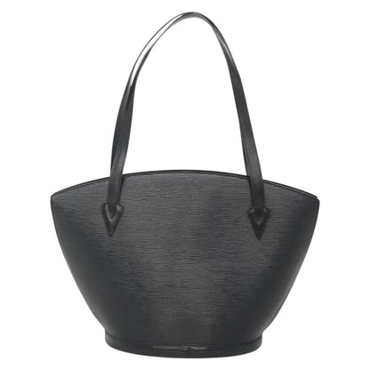 Louis Vuitton Saint Jacques Handbag Epi Leather, BLACK, LEATHER, Shoulder bag