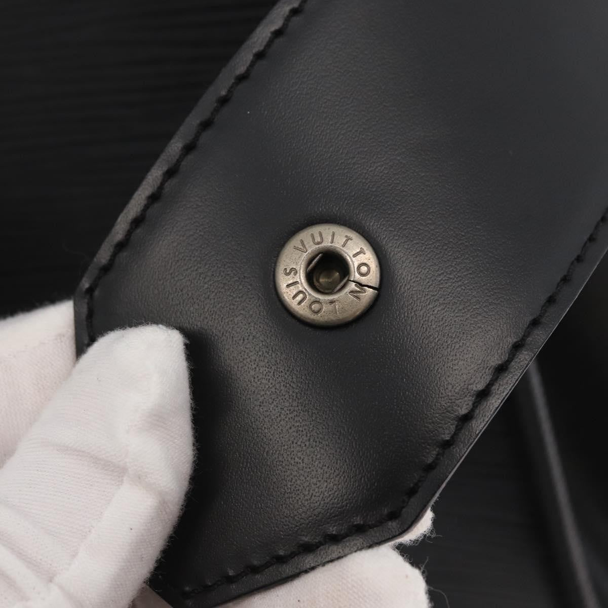 Louis Vuitton Vintage Sac d'Epaule Handbag Epi Leather, BLACK, LEATHER, Shoulder bag