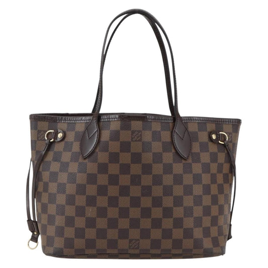 Louis Vuitton Neverfull Tote Damier, BROWN, CANVAS, Tote bag