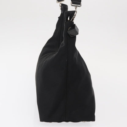 Salvatore Ferragamo Vala Shoulder Bag Nylon, Black, Nylon, Shoulder Bag