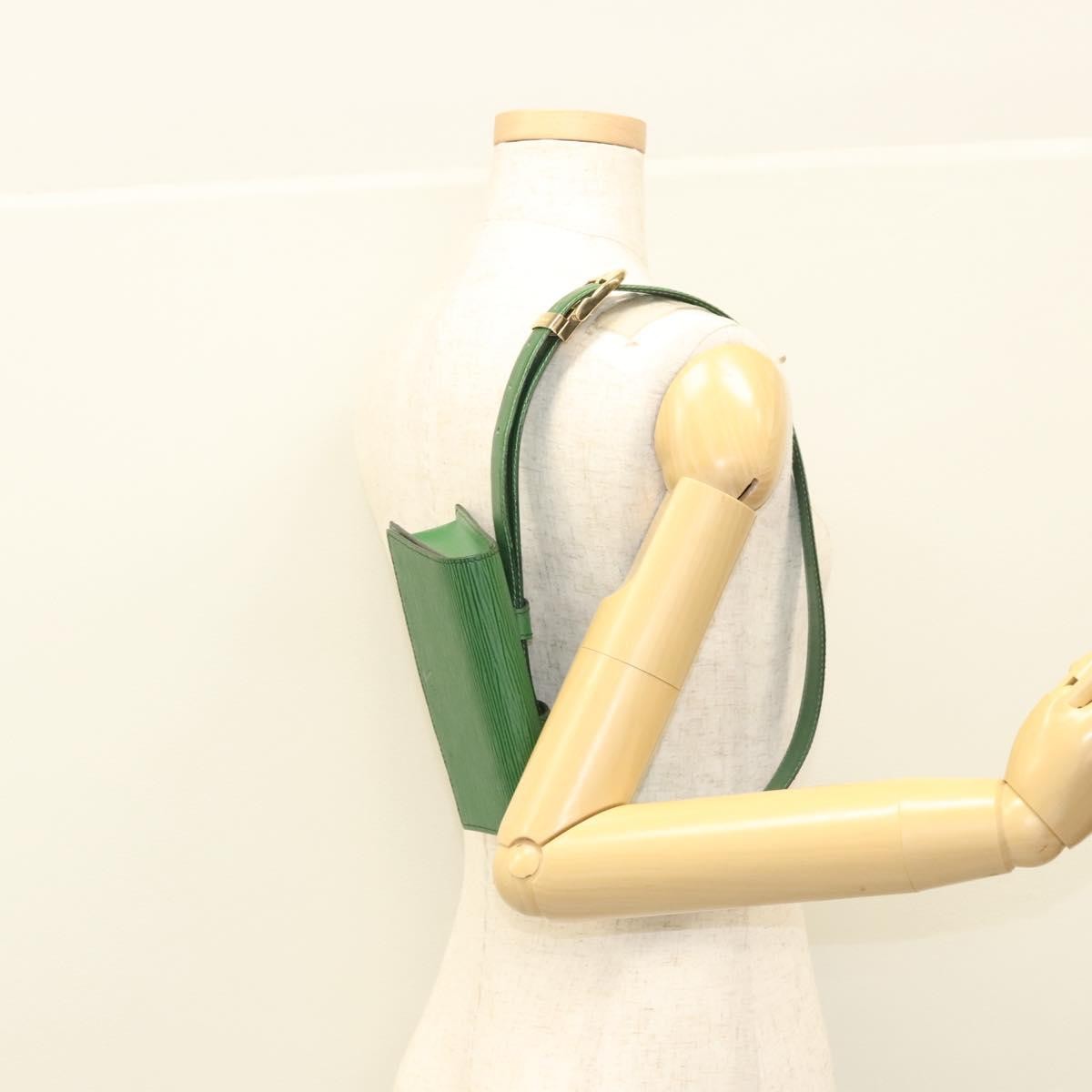 Louis Vuitton Tilsitt Bum Bag Epi Leather, GREEN, LEATHER, Travel bag