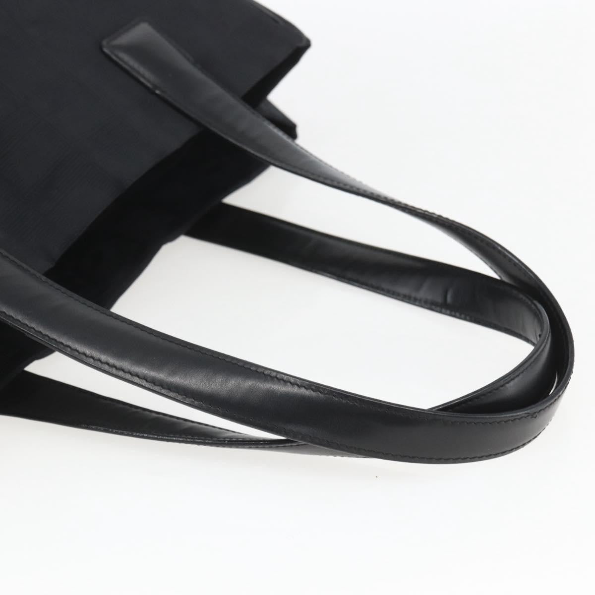 Chanel Travel Line Tote Nylon, BLACK, NYLON, Tote bag